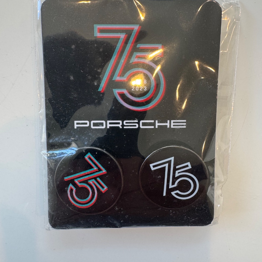 Porsche 75 Anniversary Pins 2 In Each Package Brand New
